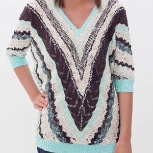 BKE woven sweater